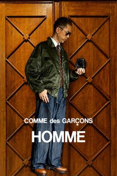 COMME des GARCONS HOMME 26FW ナイロンツイル製品染ミリタリーブルゾンスタイル