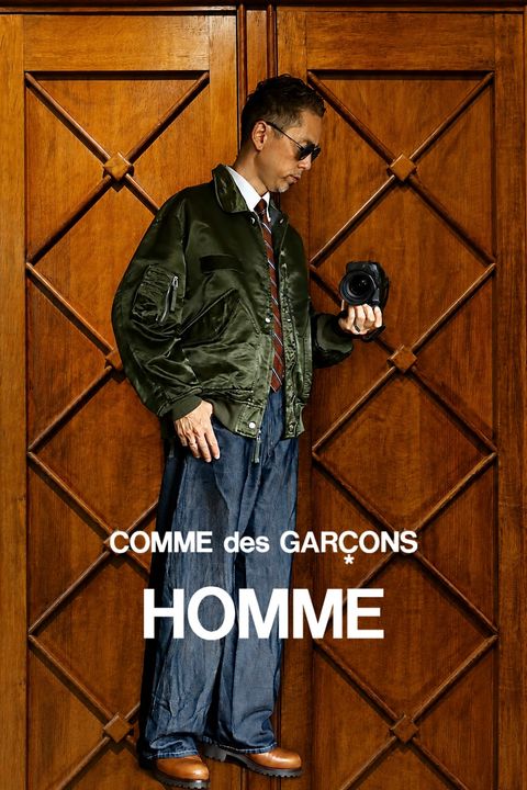 COMME des GARCONS HOMME 26FW COMME des GARCONS HOMME コムデギャルソンオム26FW ナイロンツイル製品染ミリタリーブルゾンスタイル