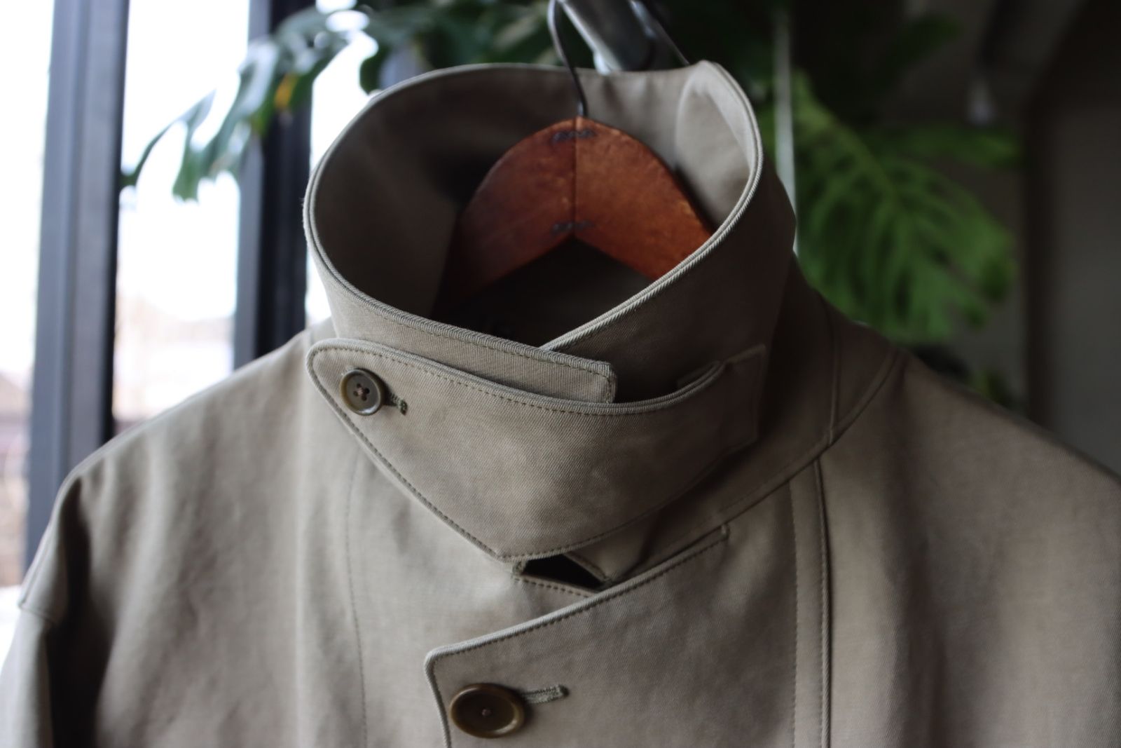 アプレッセ23SSコート Motorcycle Half Coat(23SAP-01-15H)KHAKI