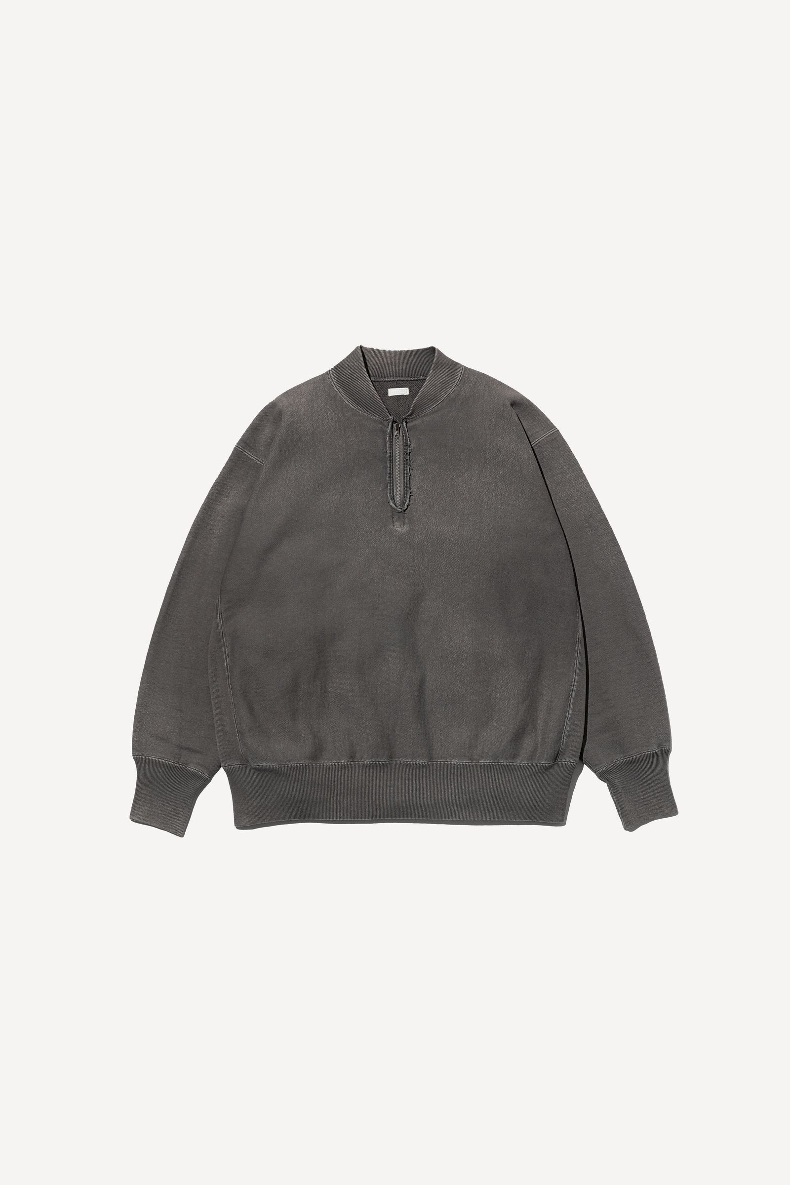 アプレッセ 2025 STYLE2 Vintage Half Zip Rib Collar Sweatshirt(25AAP-05-07)GRAY☆8月23日(土)発売！
