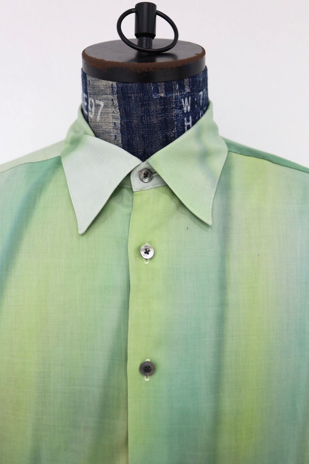 YOKE 26SS Hand Painted Lawn Loose Fit Shirt(YK26SS01212SH)GREEN☆4月11日(土)発売！