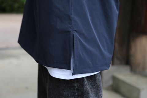 COMME des GARCONS HOMME HOMMEエステルナイロンツイルポケット半袖シャツ(HG-T020-051) style. 2021.05.17.