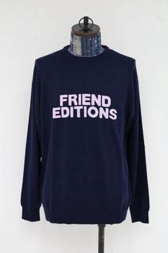 フレッシュサービス 26AW HIGH GAUGE INTARSIA KNIT "FE MONOGRAM"(FSC263-80126FE)NAVY☆8月29日(土)新作発売！