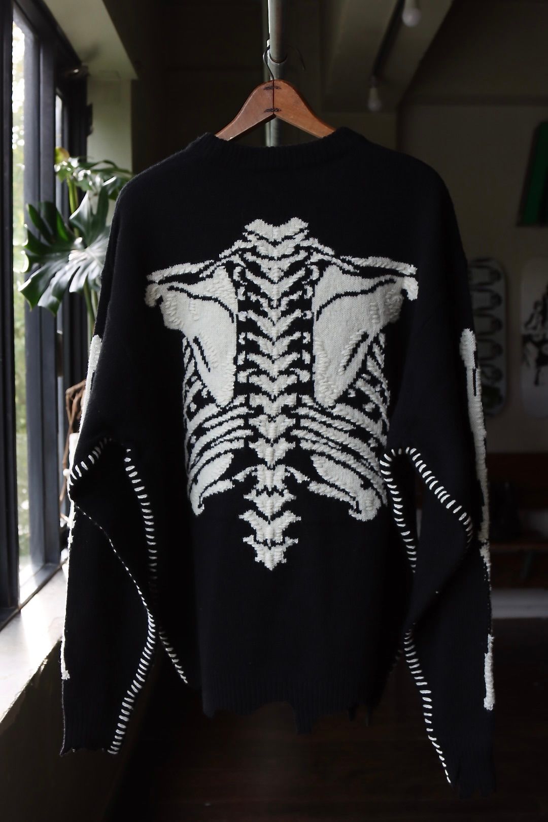 最新デザインの 【新品】セントマイケルxVLONE BONE ニット セーター 