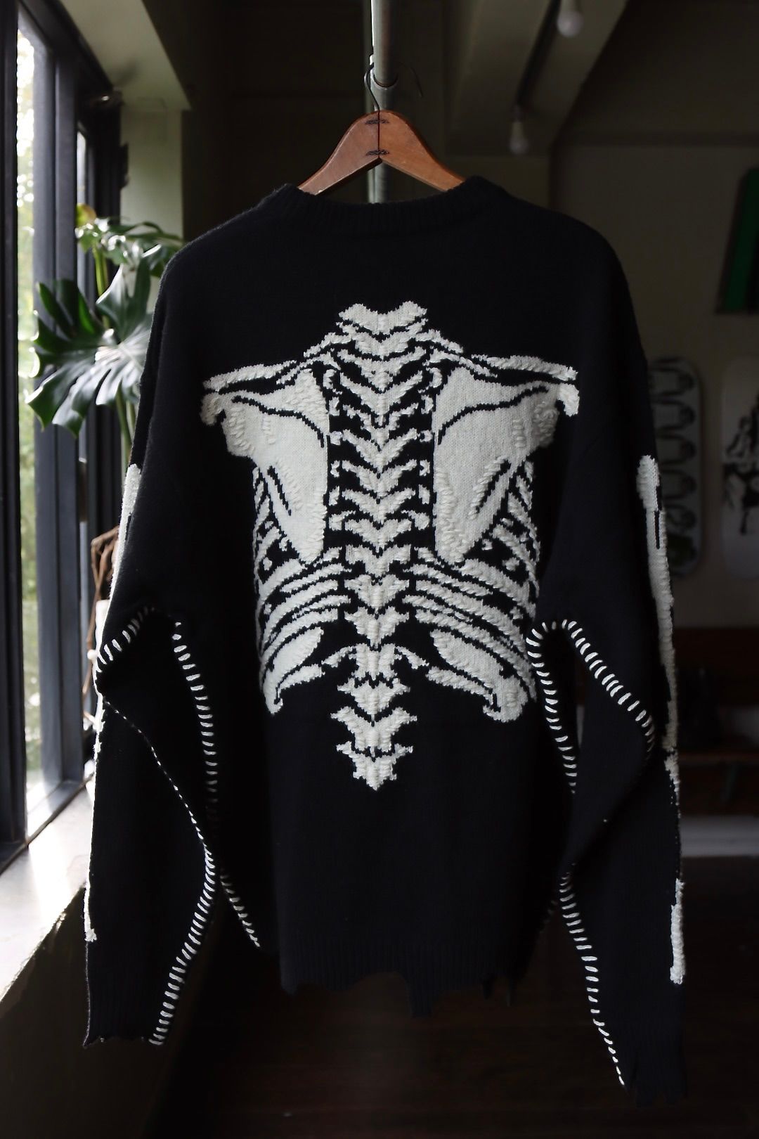 SAINT M×××××× - セントマイケル 22AW VLONEコラボBONE KNIT(SM-A22 