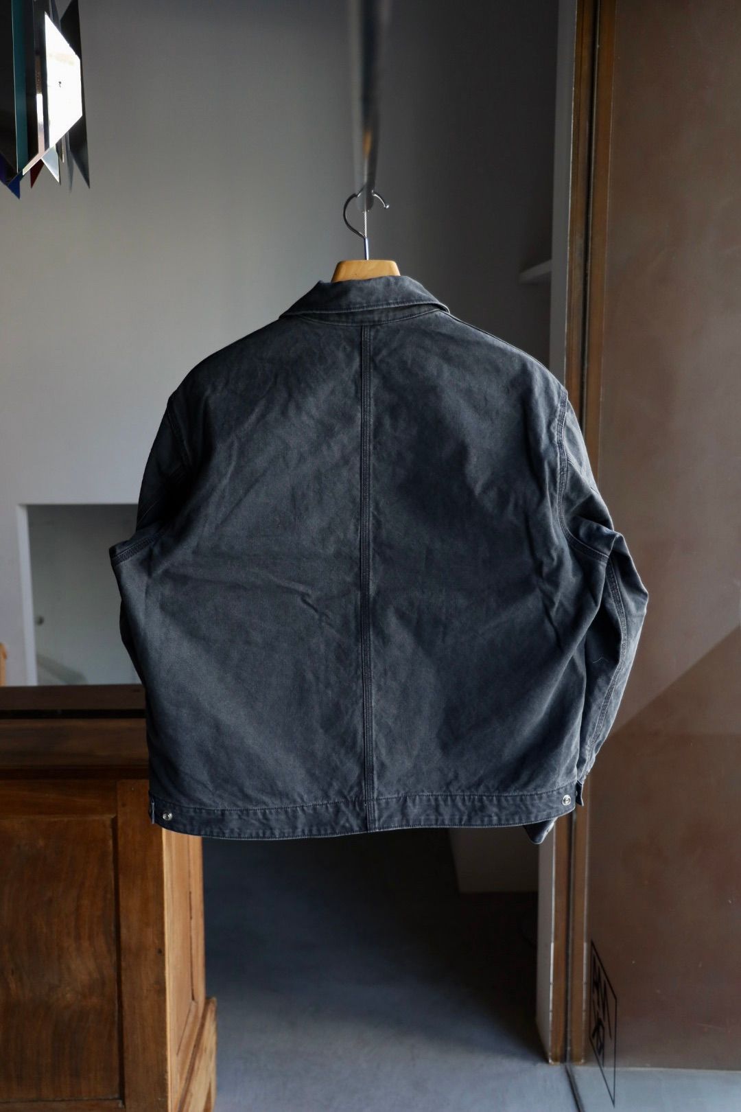 セダンオールパーパス FW25 Vintage Washed Cotton Duck Jacket(SD25F-JK02)Charcoal☆9月6日(土)発売！