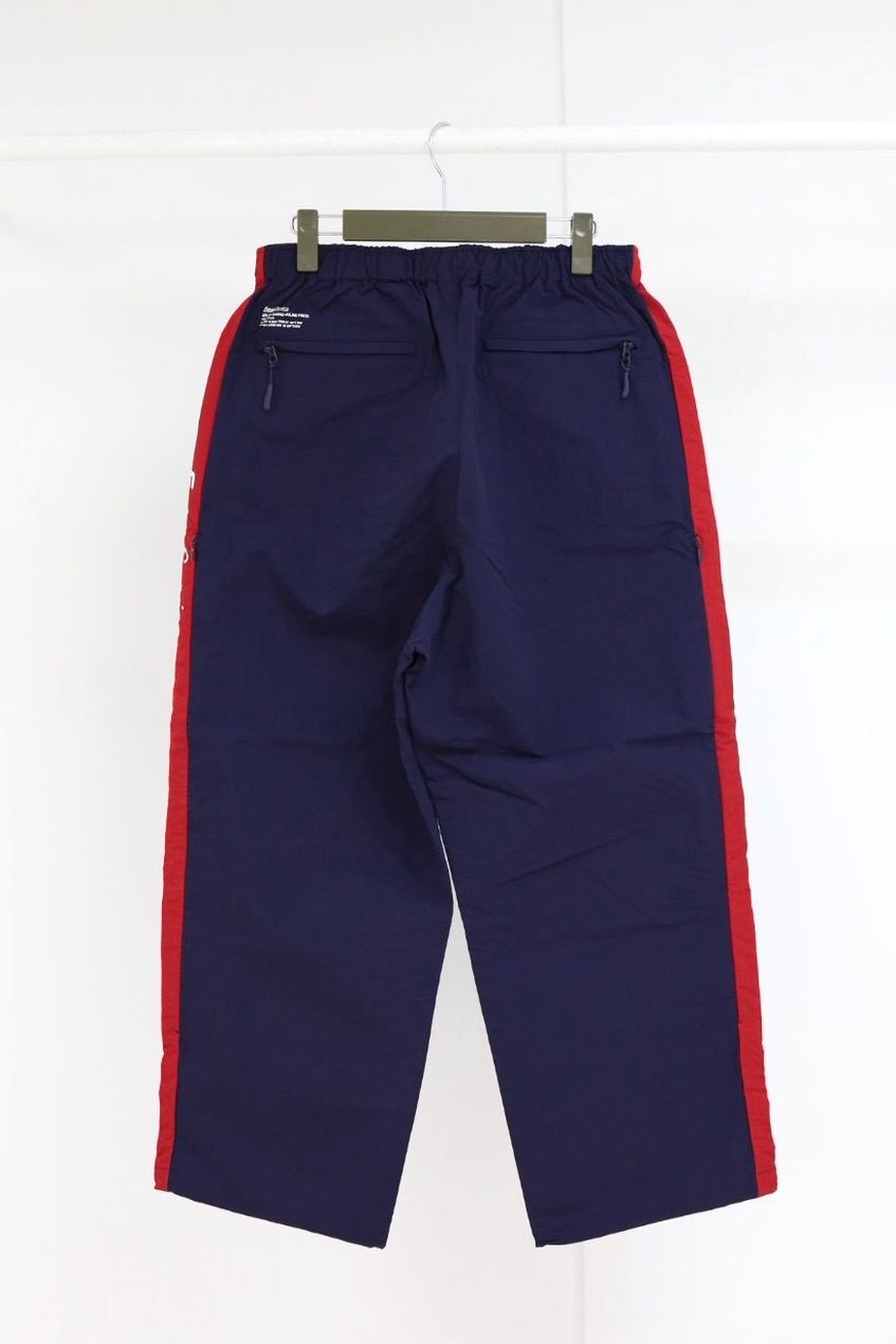 フレッシュサービス NYLON CANVAS SAILING PANTS (FSC261-40255)NAVY x RED