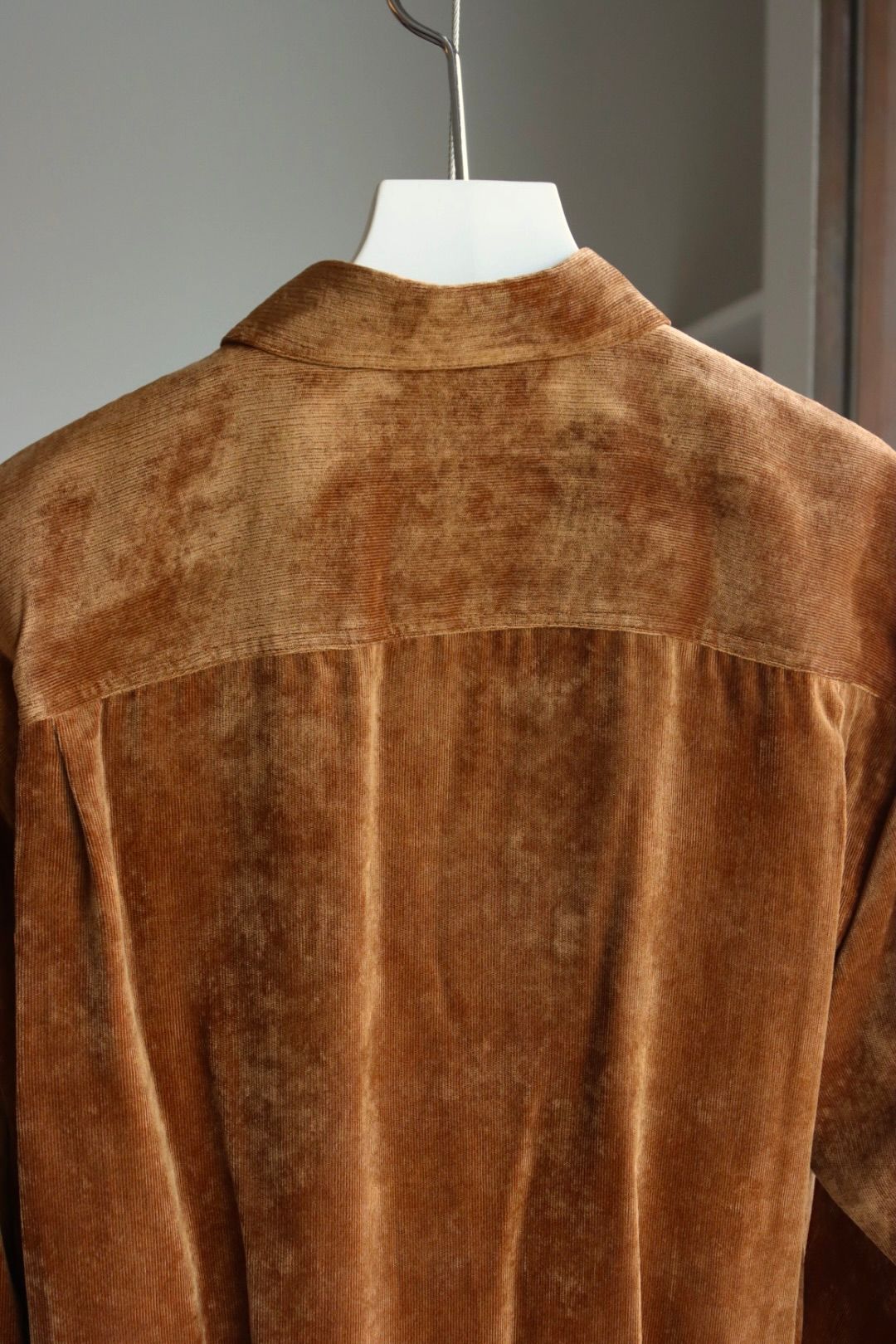 ヨーク 25FW シャツ Rayon Corduroy Western Shirt(YK25FW01084SH)BROWN