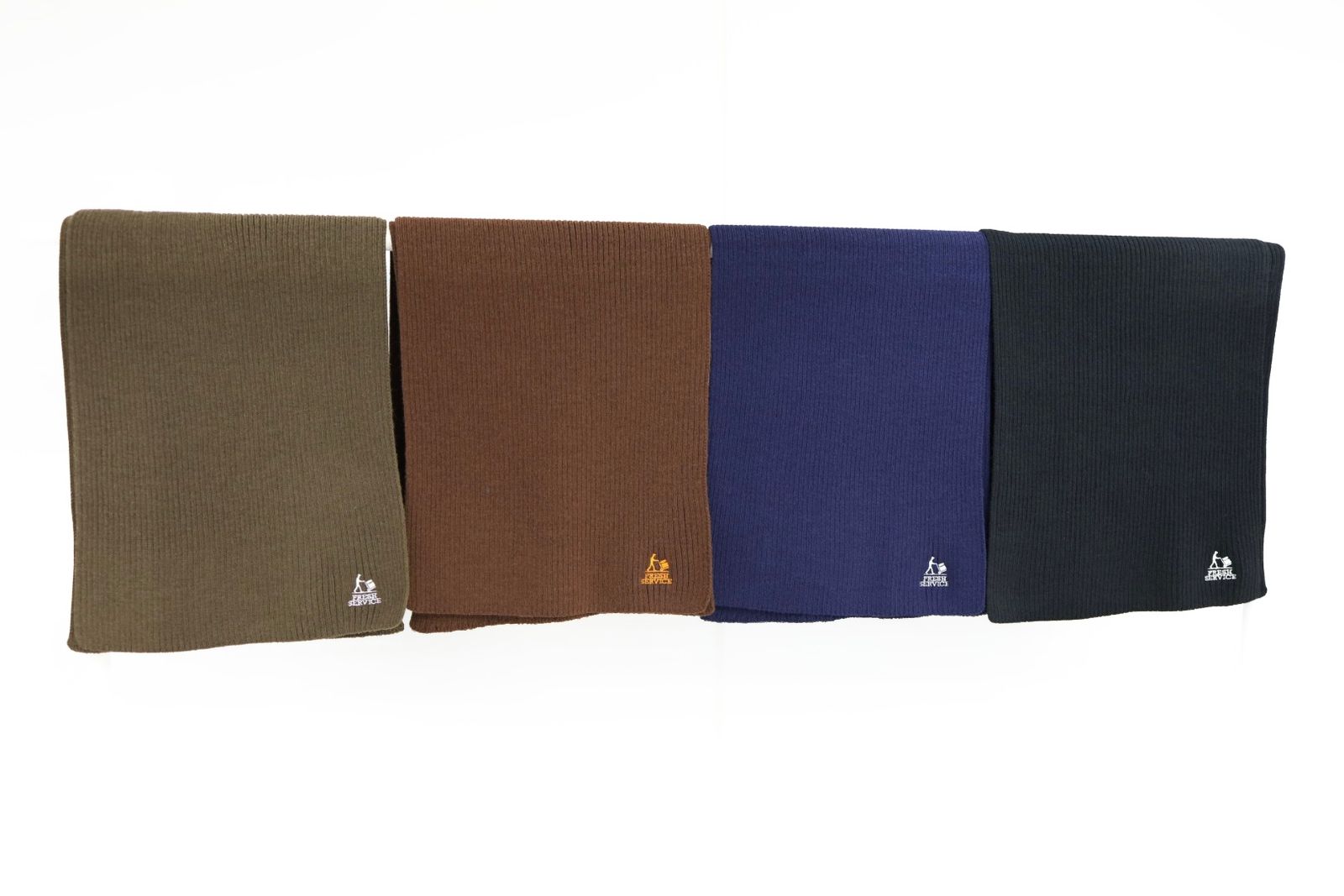 フレッシュサービスTHERMAL RIB KNIT SCARF(FSP254-90067)KHAKI☆11月15日(土)発売！