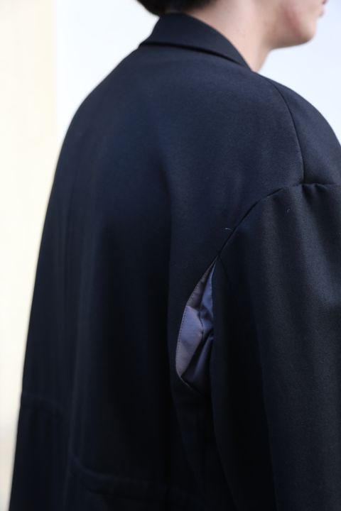 YOKE新作WOOL FLANNEL 11XL JACKET COATスタイル.2020.10.2.