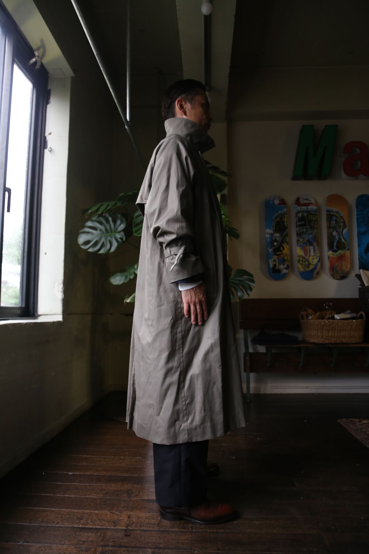 好評セール stein - YOKE 20AW REVERSIBLE TRENCH COATの通販 by