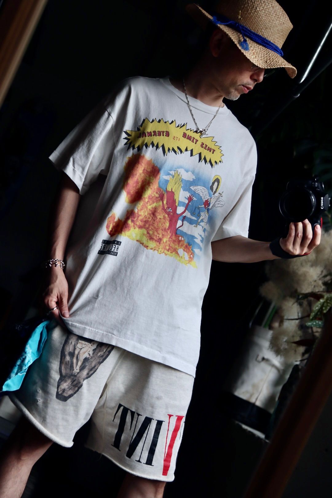 ©SAINT M×××××× 23AW TIME IS ETRNL TEEスタイル