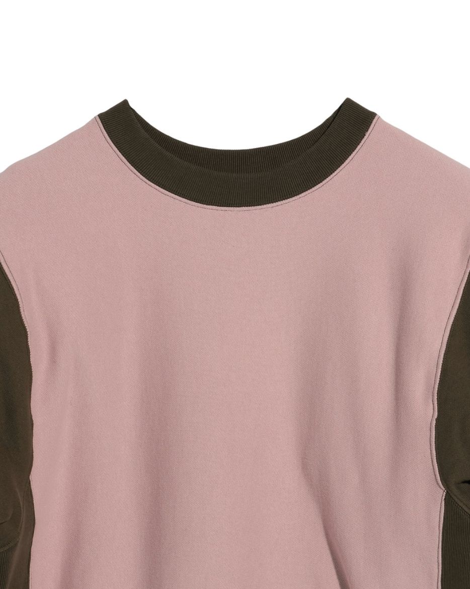 ファウンダ 25AW SWEAT SHIRT(015FD252021)PINK/KHAKI