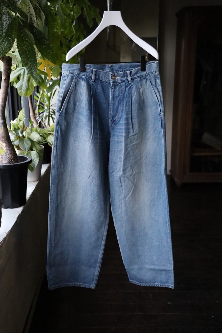 Graphpaper - グラフペーパー25AW Selvage Denim Two Tuck Pants