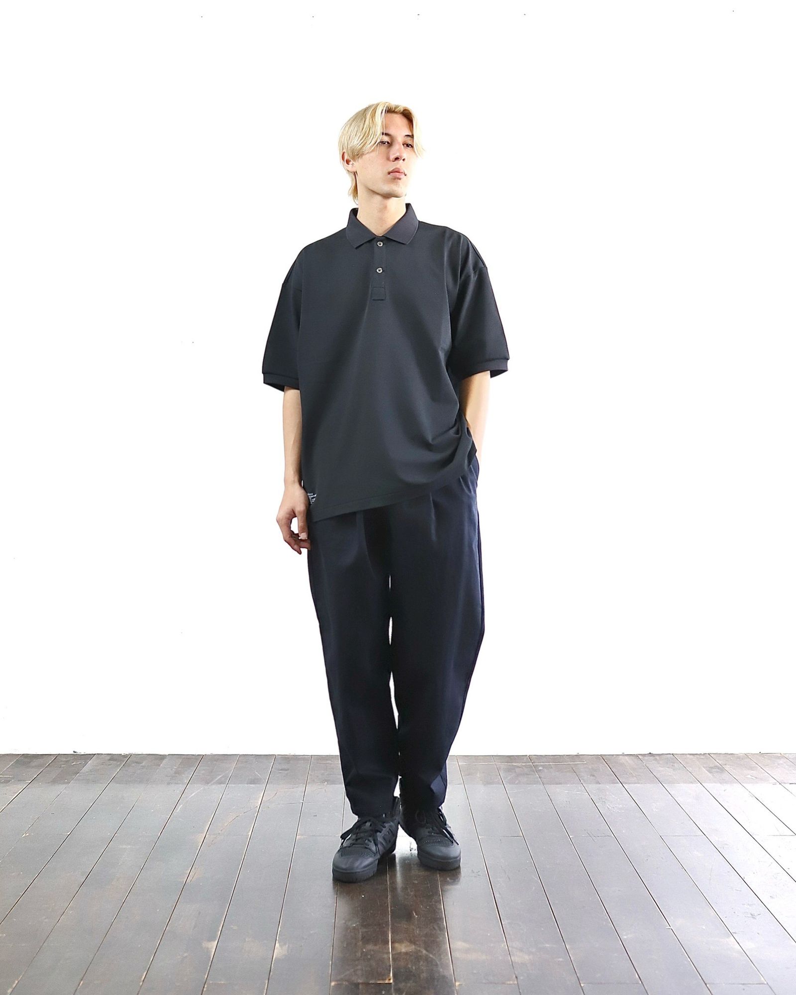 FreshService 24SS 新作DRY PIQUE JERSEY S/S POLO(BLACK) style 