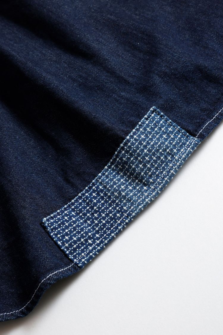 ファンダメンタル デニムシャツ<WOMENS FIT> DENIM SHIRT RINSE(FA25/SH11WR)INDIGO