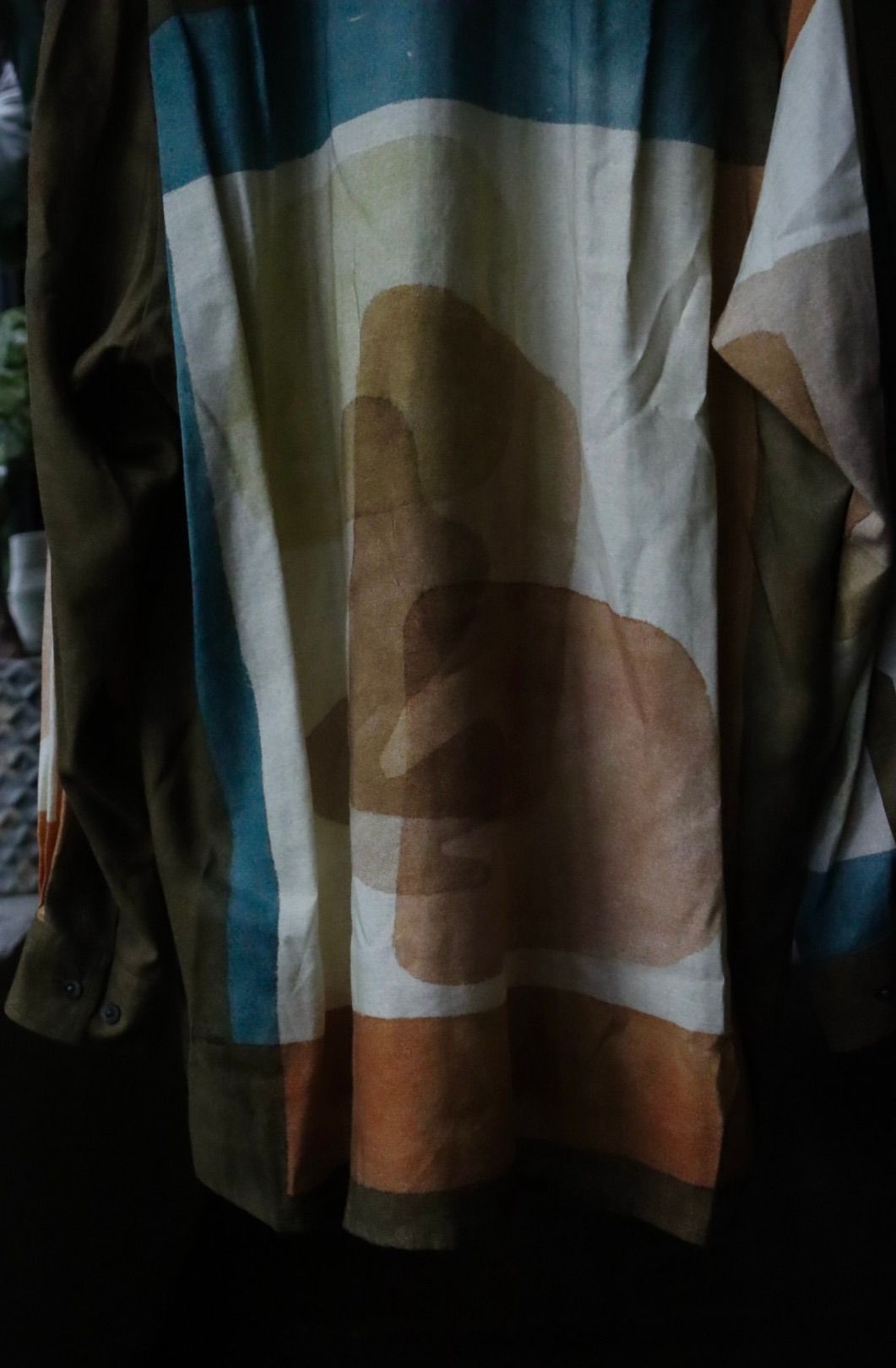 ヨーク23AW PRINTED OPEN COLLAR SHIRT (YK23FW0556SH) BROWN★7月8日(土)発売！