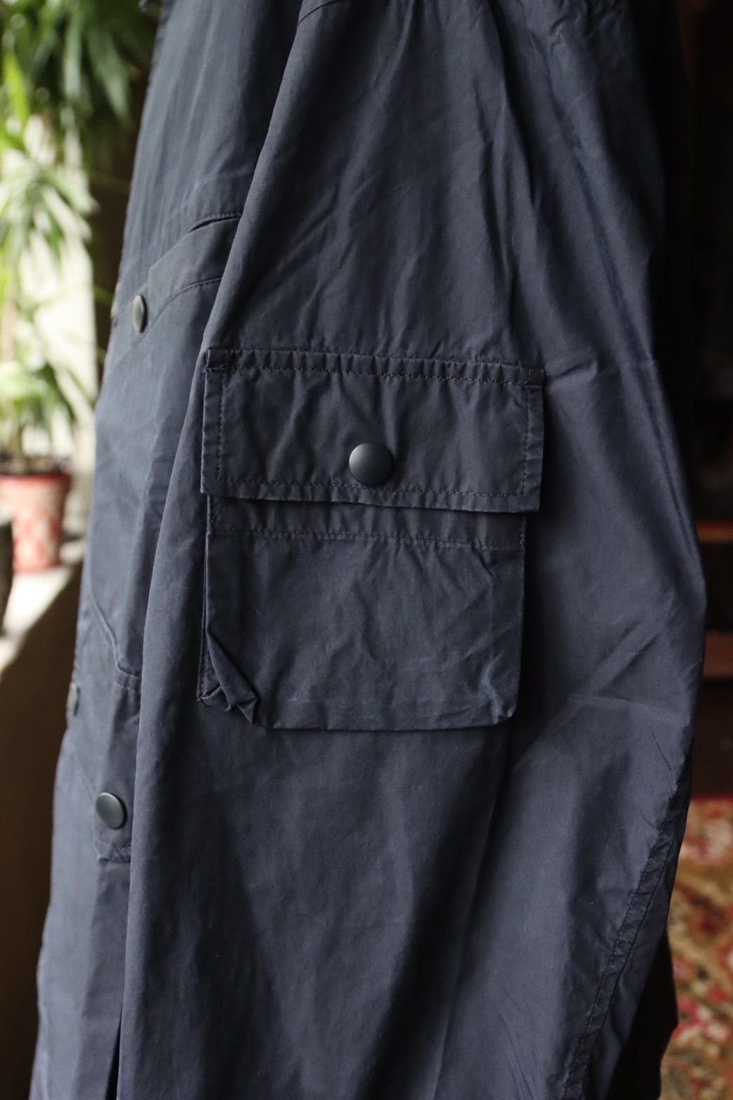 フレッシュサービス WAXED POPLIN FISHING JACKET (FSC253-20117)NAVY