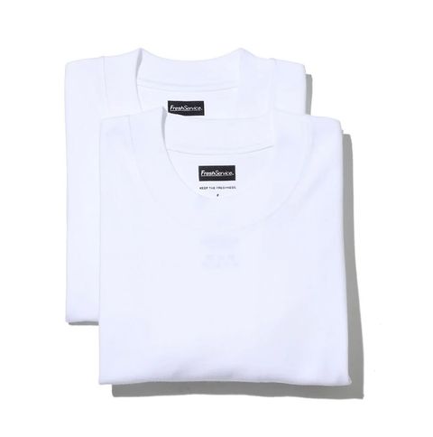 フレッシュサービス パックTシャツ 2-PACK CORPORATE S/S TEE (WHITE)再入荷！