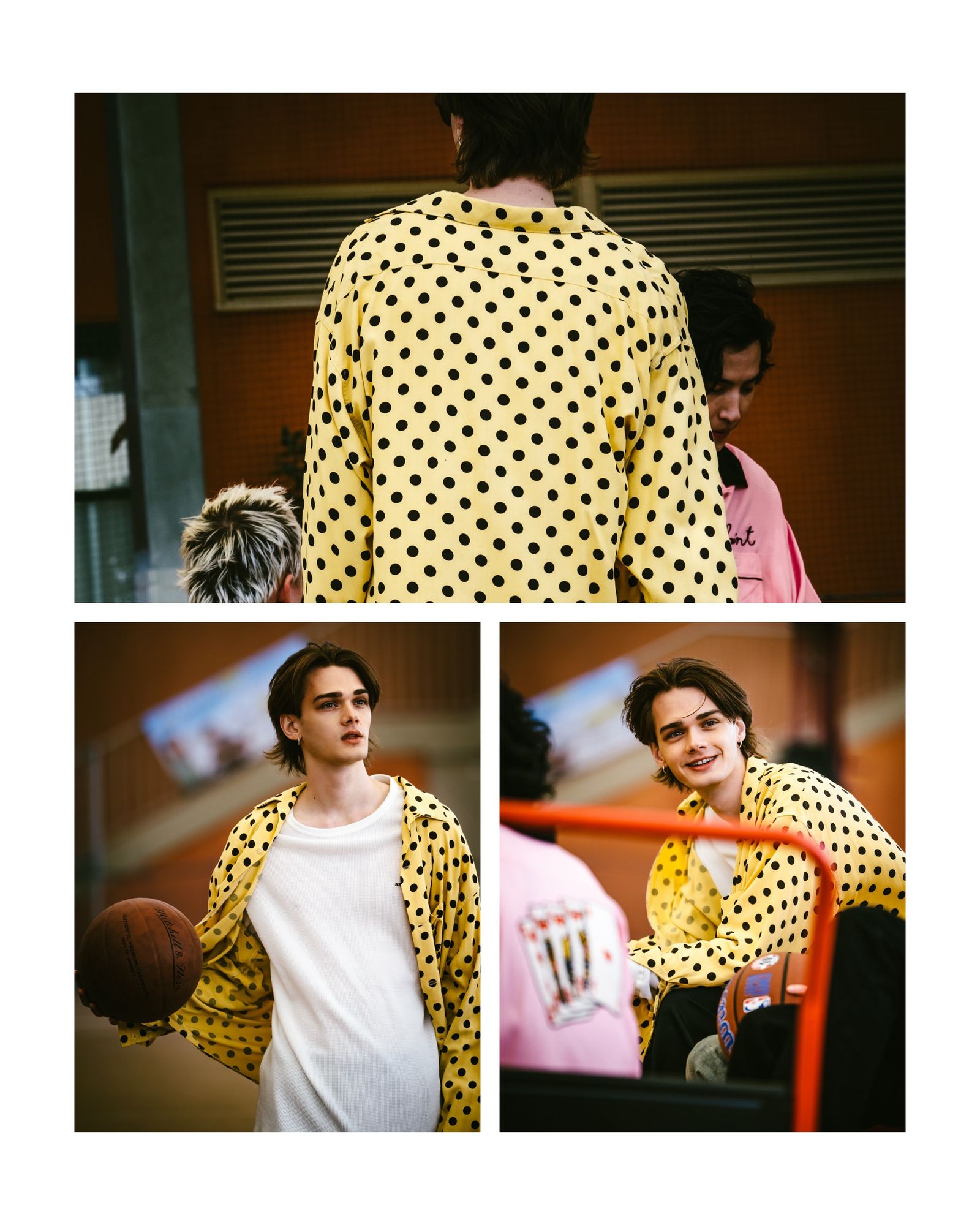 セントマイケル 26SS RAYON SHIRT/DOT(SM-MK8-0000-047)YELLOW☆3月20日(金)発売！