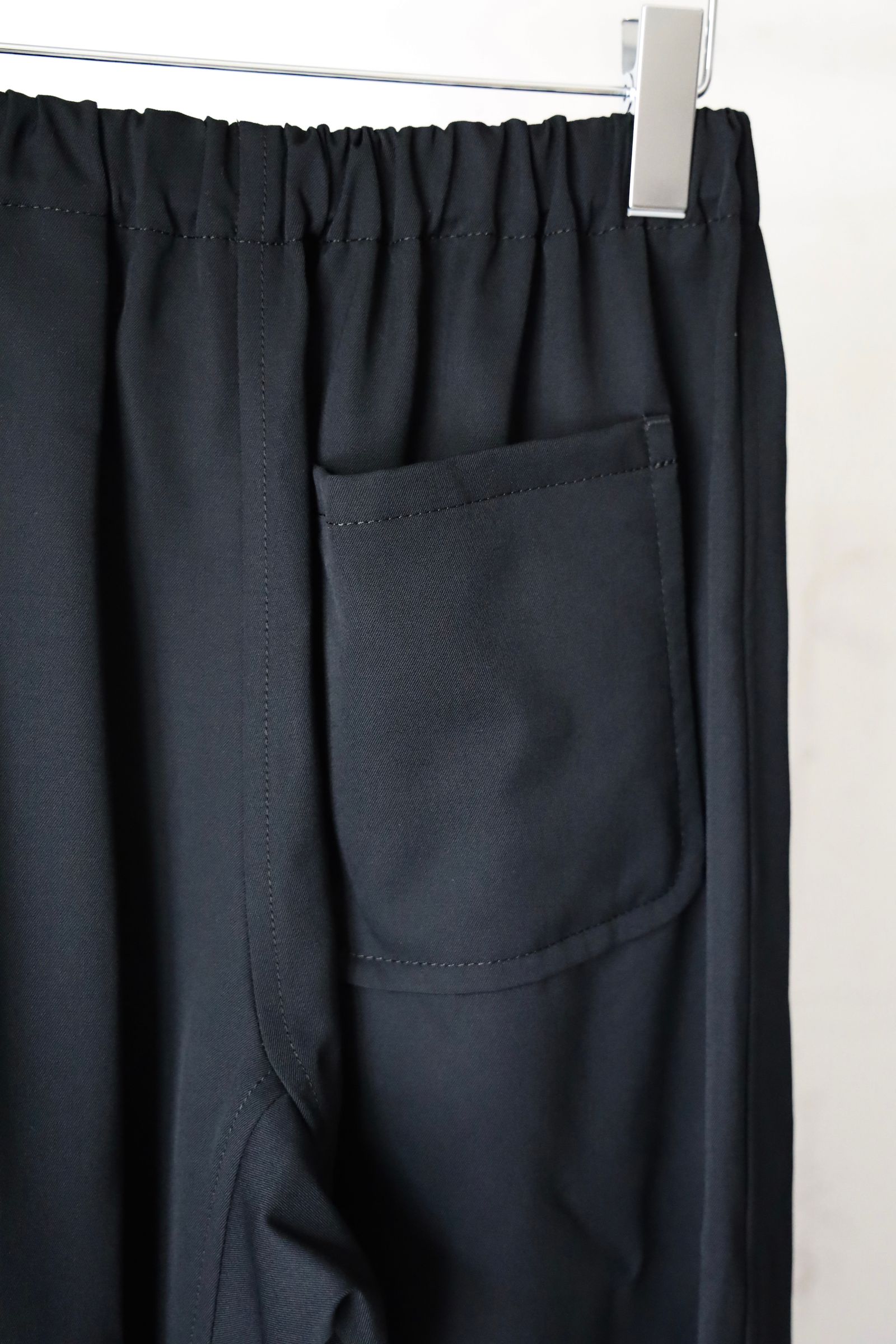 tao 26FW ウールギャバ後染パンツ(TC-P104-051)BLACK☆9月18日(金)発売！