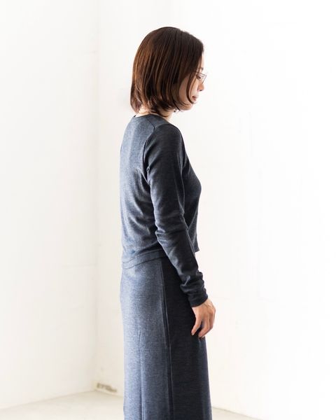 blurhms 25FW  Wool Rib Cardigan style.2025.08.07
