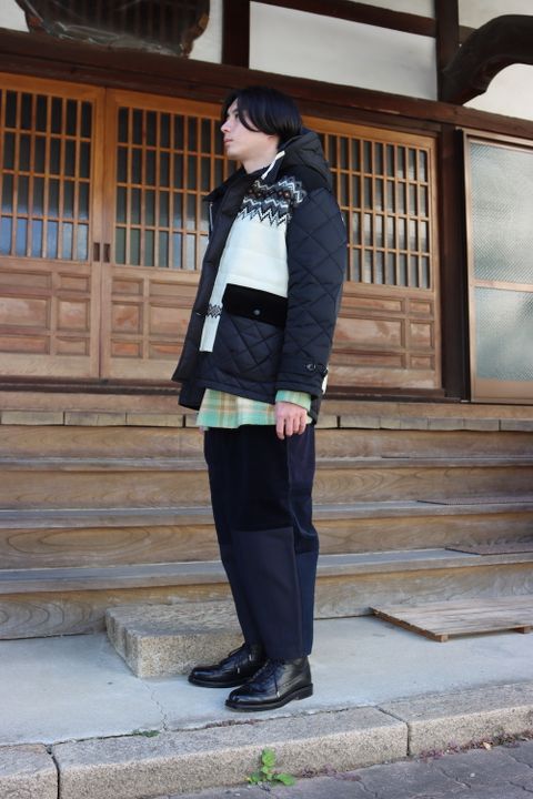 JUNYA WATANABE COMME des GARCONS MAN エステルツイルブルゾンstyle.2021.10.2