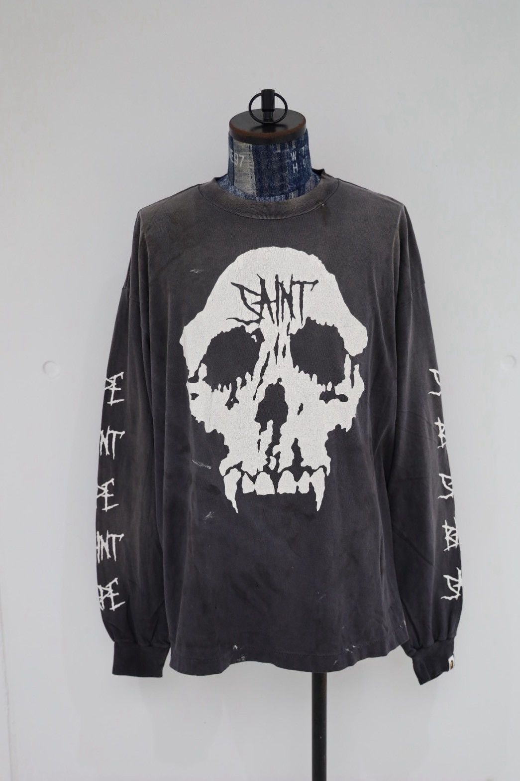 セントマイケル 26AW SUKULL BAPE_LS T-SHIRT (SM-MK1-0000-C37) BLACK☆9月19日(土)発売！