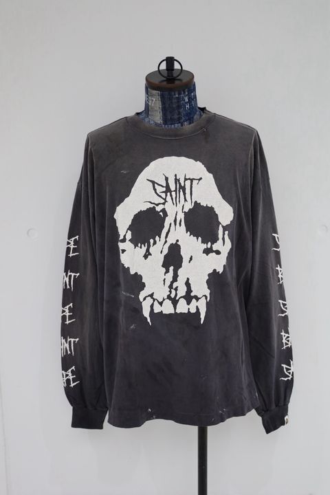 セントマイケル 26AW SUKULL BAPE_LS T-SHIRT (SM-MK1-0000-C37) BLACK☆9月19日(土)発売！