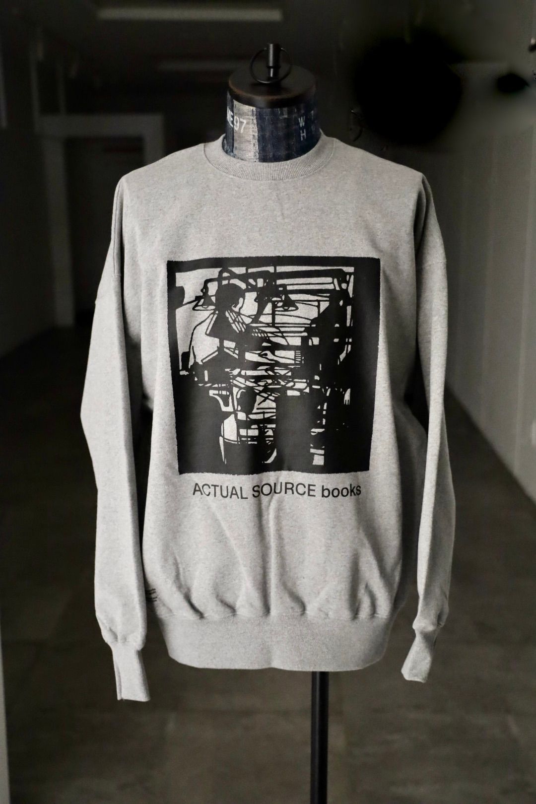 フレッシュサービス AS×FS LIGHT OZ CREW NECK "LITHOGRAPH"(FSC253-70155AS)H.GRAY☆8月30日(土)発売！