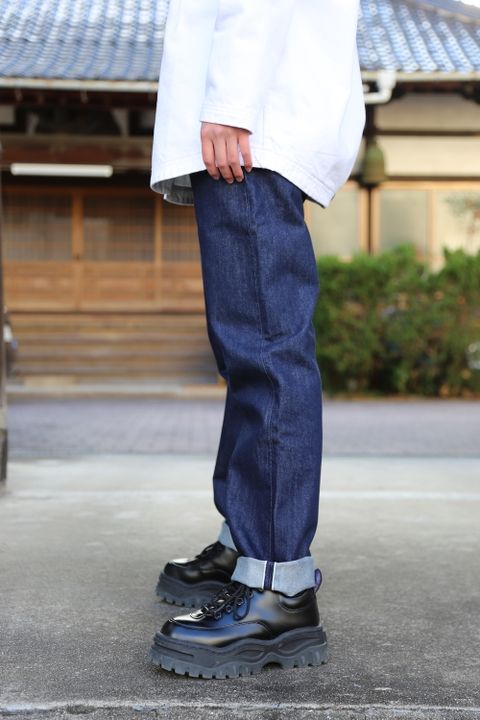 CIOTA 本藍スビンコットン13.5ozストレートデニム"NAVY" style 2020.12.25.