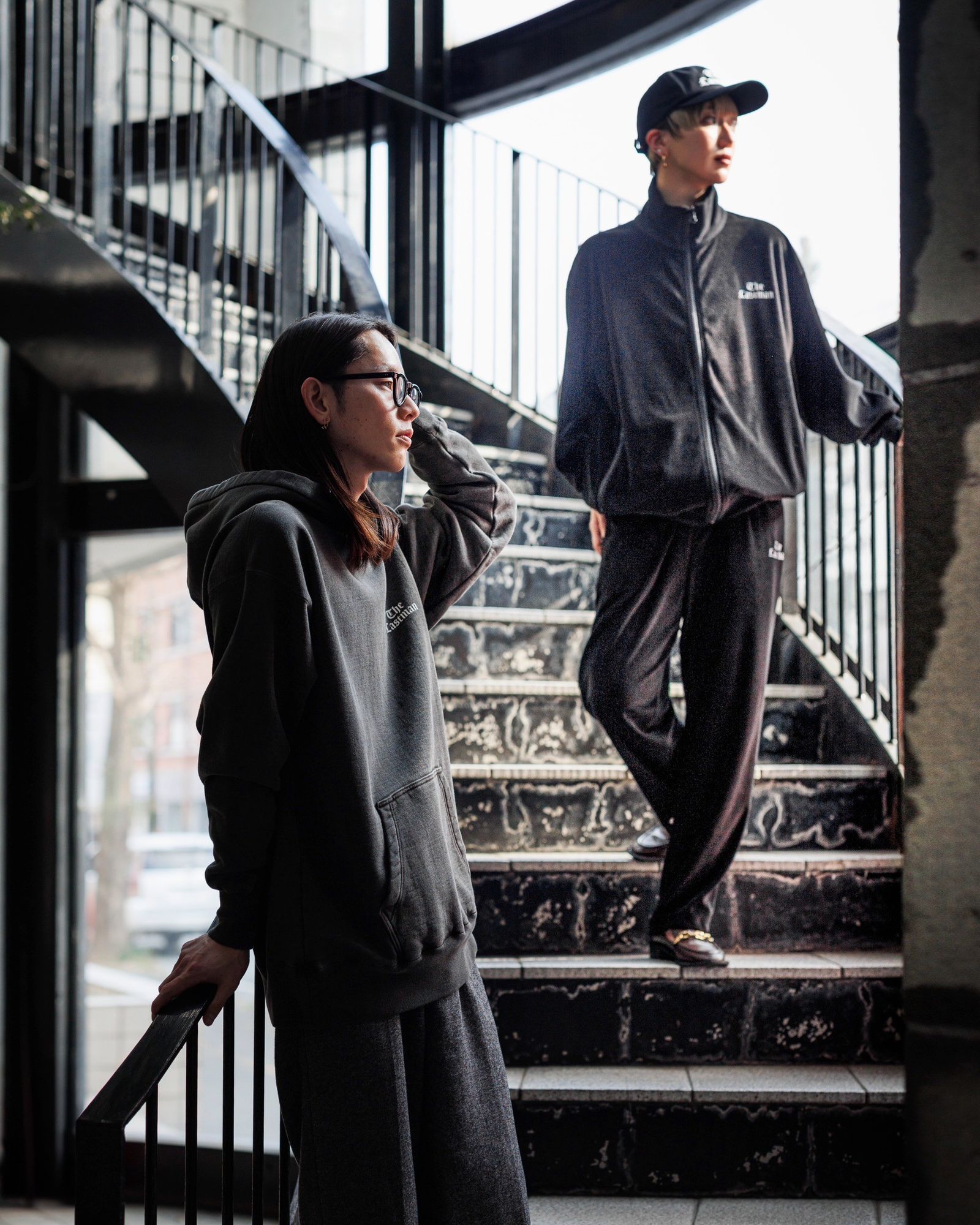 LASTMAN - LASTMAN 25SS ラストマン大久保篤志 VELOUR TRACK LASTMAN - LASTMAN 25SS ラストマン大久保篤志 VELOUR TRACK