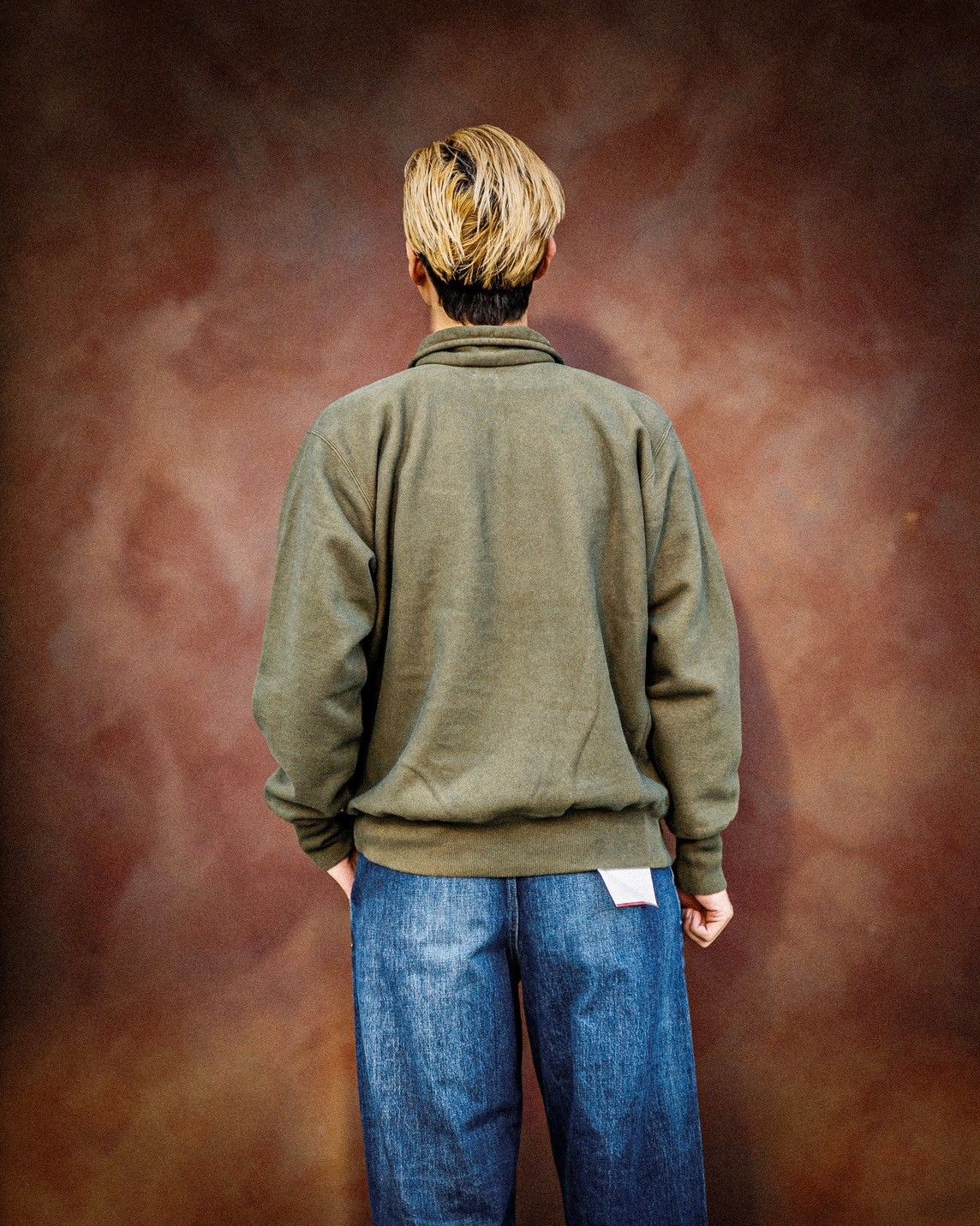 A.PRESSE - アプレッセ Vintage Half Zip Sweat Shirt(25SAP-05 A.PRESSE - アプレッセ Vintage Half Zip Sweat Shirt(25SAP-05