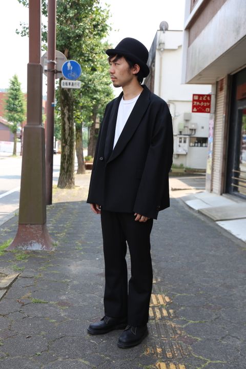 JieDa DOUBLE TAILORED JACKET"BLACK" Style.2020.8.22.