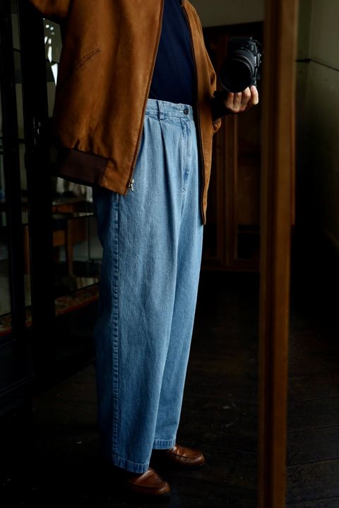 A.PRESSE Type.1 Denim Trousersスタイル