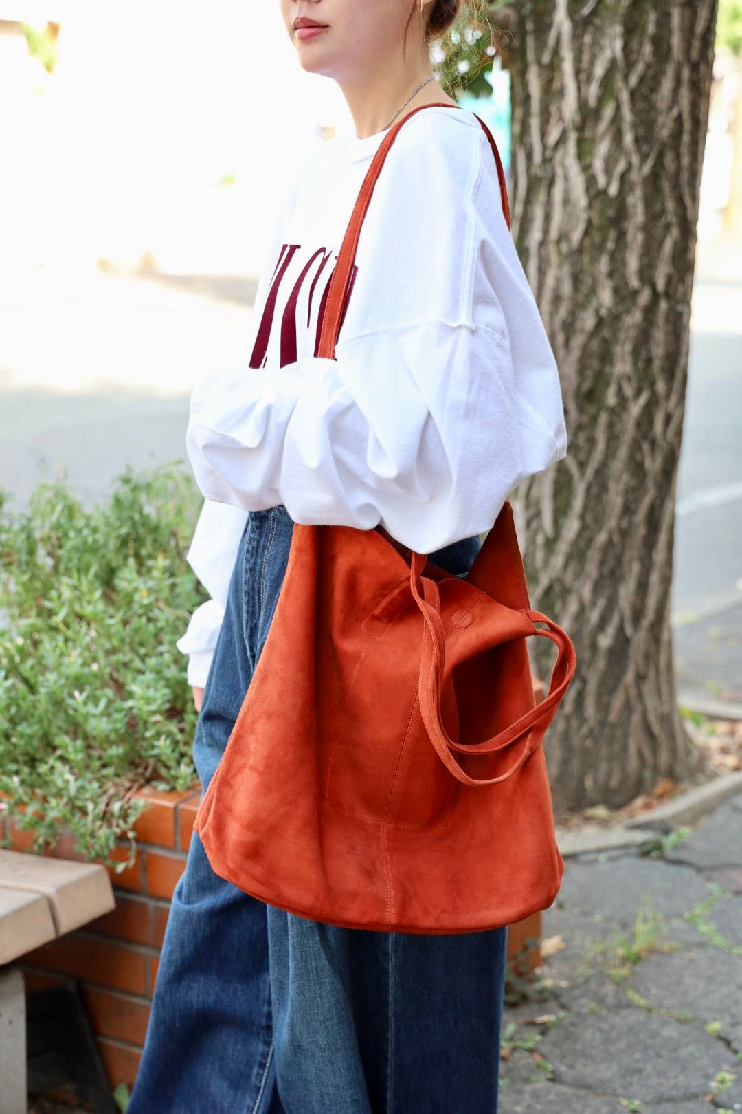 Morphee / モルフェトートバッグ 3WAY LARGE TOTE(L SIZE)SUEDE [TERACOTTA]☆新作発売！