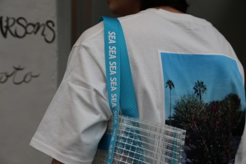 WIND AND SEA SEA "flower"PHOTO (SATIN) T-SHIRT(WDS-20S2-CS-07)"WHITE".2020.7.10.