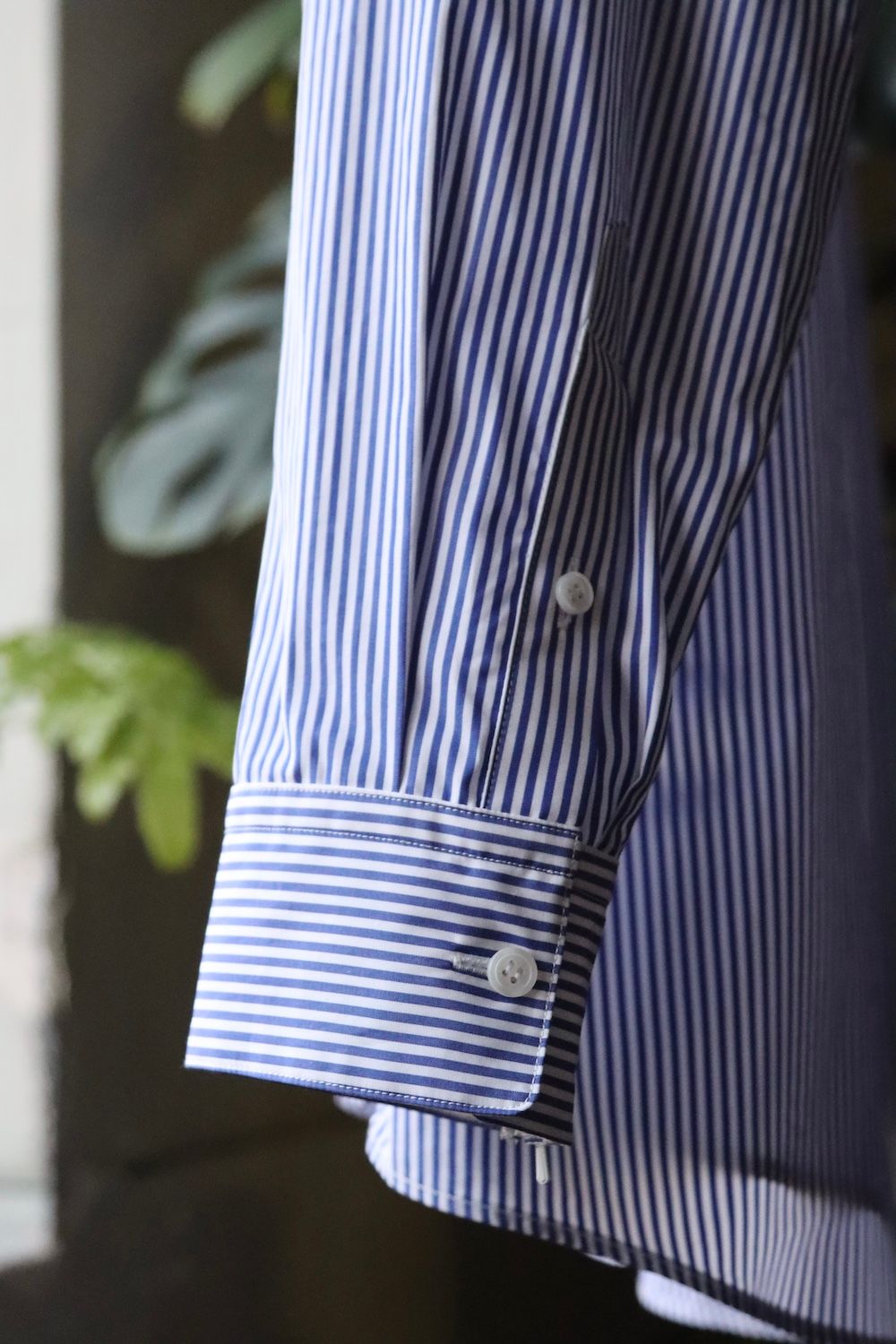 is-ness×THOMAS MASON VENTILATION LONG SLEEVE SHIRT"BLOCKS STRIPE"イズネス22SS