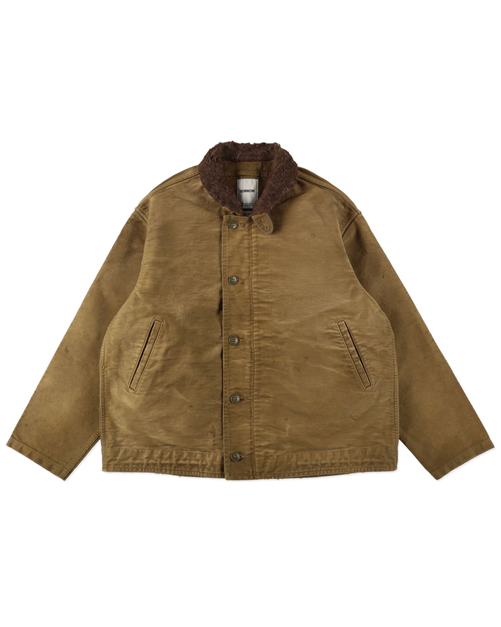 BOW WOW 26FW WIDE WALE N-1 DECK JACKET(BWU-WN1DJ) KHAKI☆9月26日(土)発売！