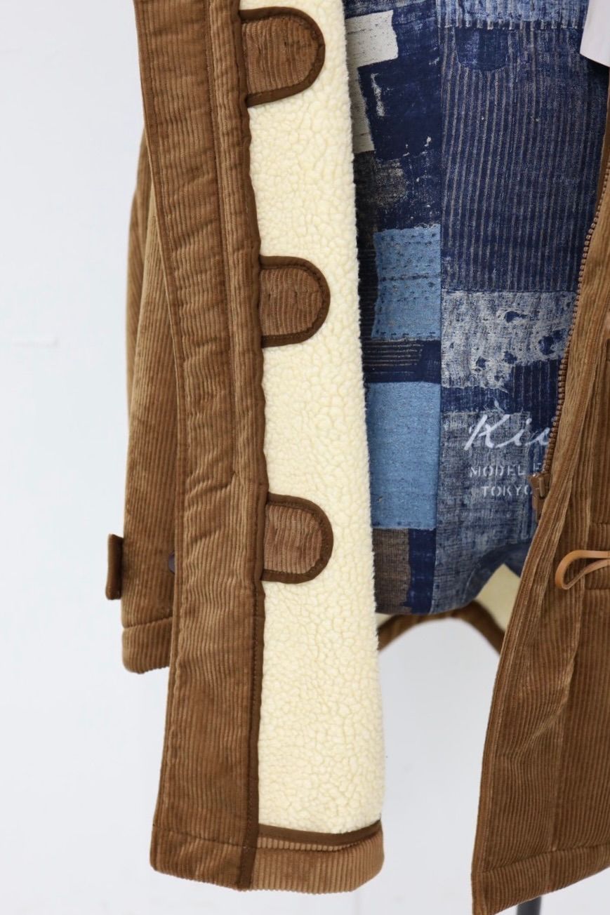 フレッシュサービス SHERPA CORDUROY DUFFLE COAT(FSC254-10064)BROWN☆11月22日(土)発売！