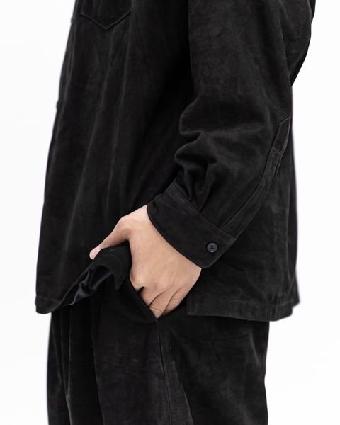 Graphpaper Cow Nubuck Leather L/S Oversized Regular Collar Shirt 2月28日(土)新作発売！