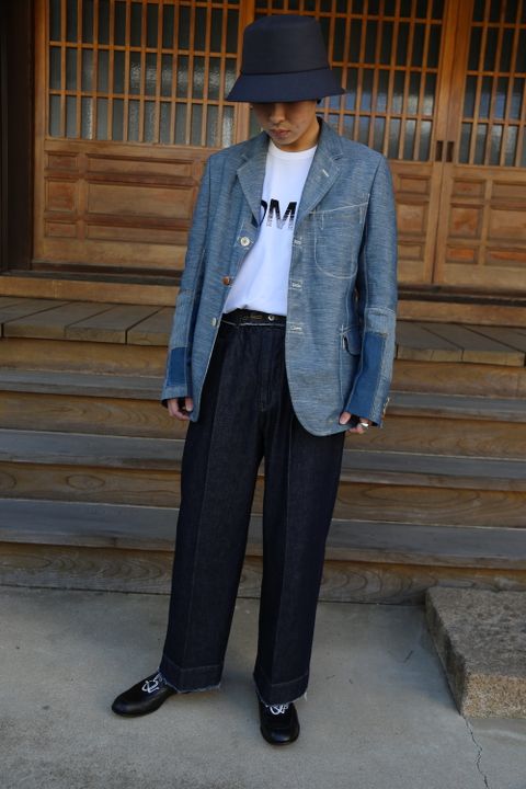 JUNYA WATANABE COMME des GARCONS MAN 綿リネンデニムジャケット(WG-J007-051) style. 2021.04.05.