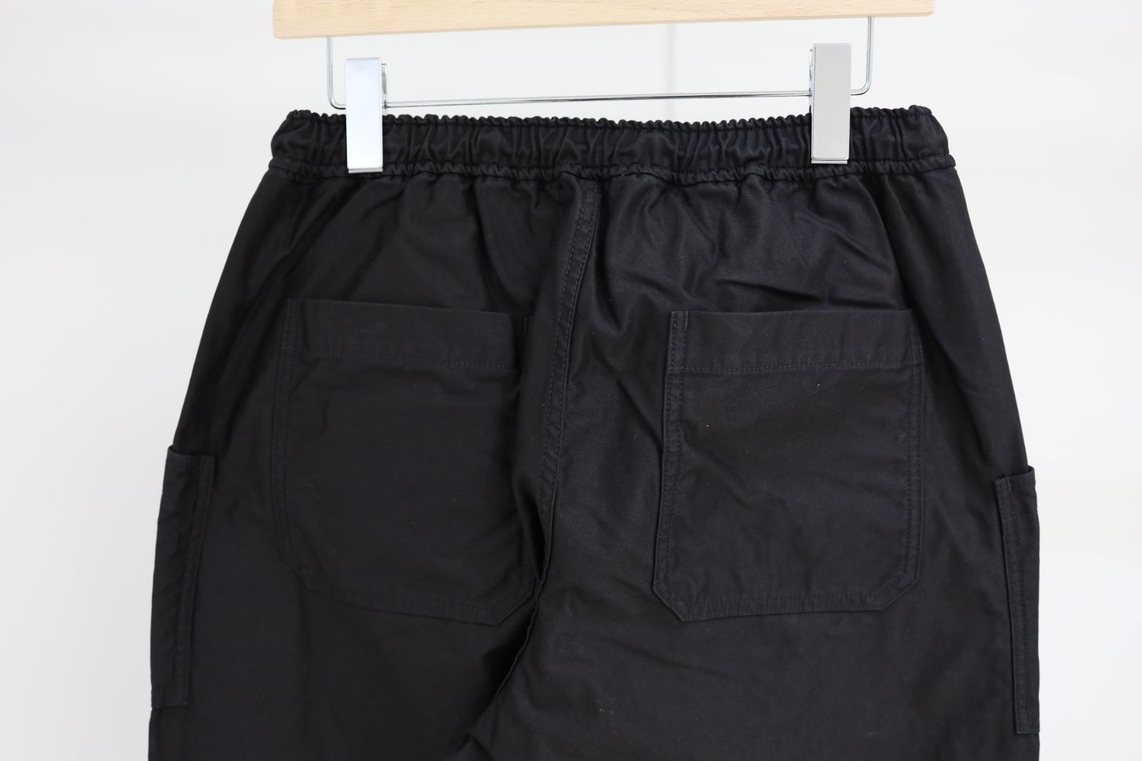 コムデギャルソンオム26SS 綿バックサテンベイカーパンツ(HQ-P014-051-1)BLACK☆3月6日(金)発売！