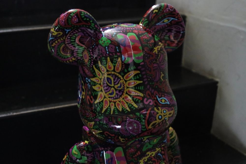 BE@RBRICK Psychedelic Paisley 1000％