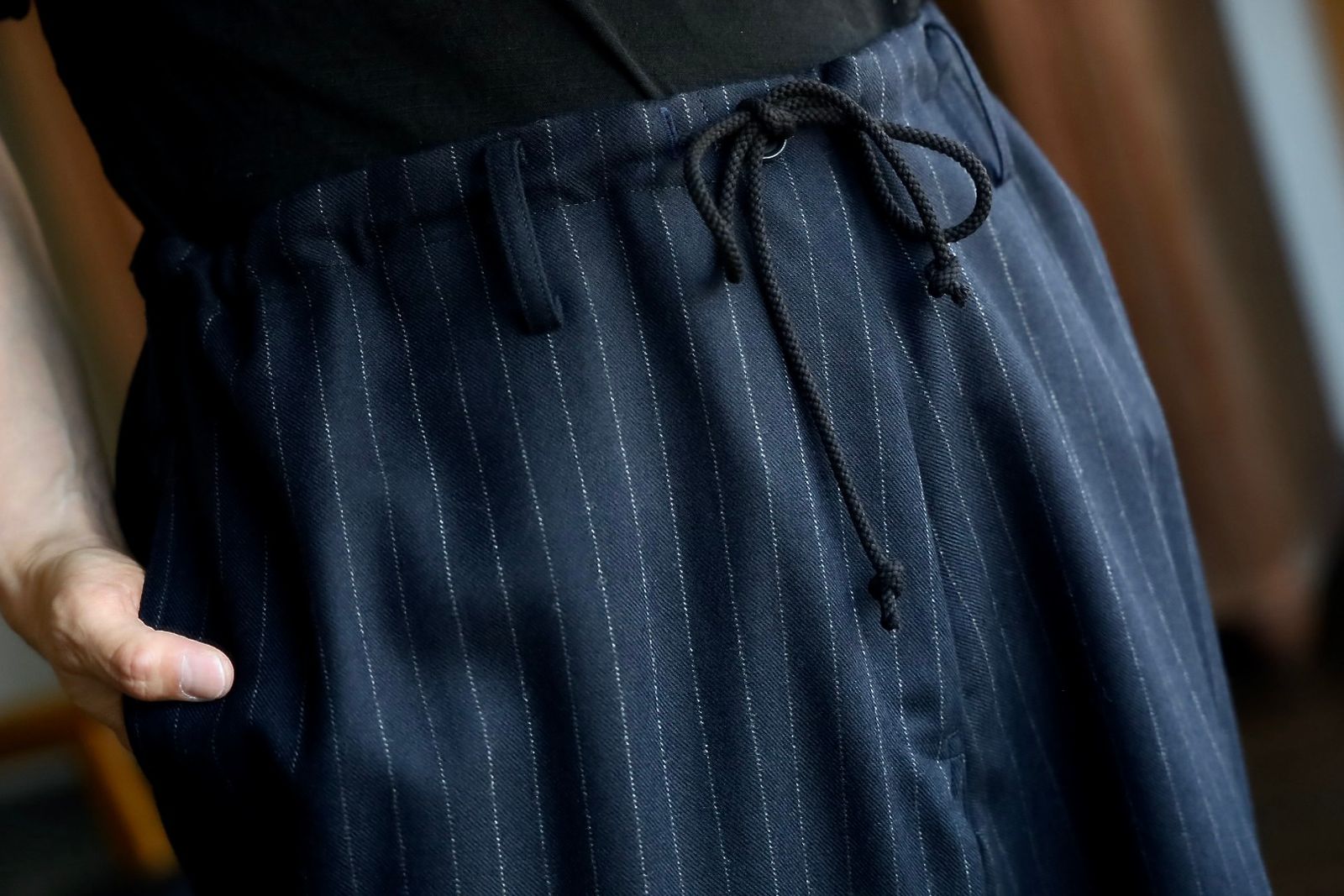 ワイズフォーメンY's for men 25AW STRIPED SERGE PAINTER PANTS (ML-P01-107)NAVY☆6月6日(金)新作発売！