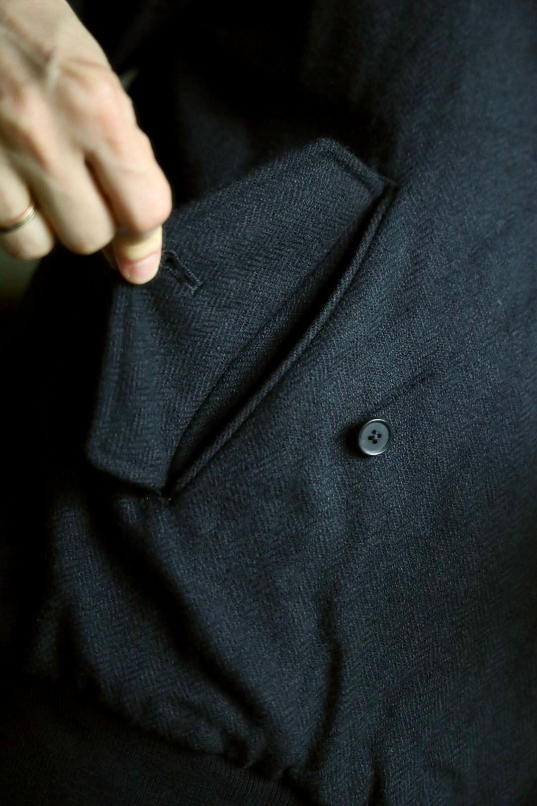 A.PRESSE - アプレッセ Tweed Harrington Jacket(24AAP-01-20H