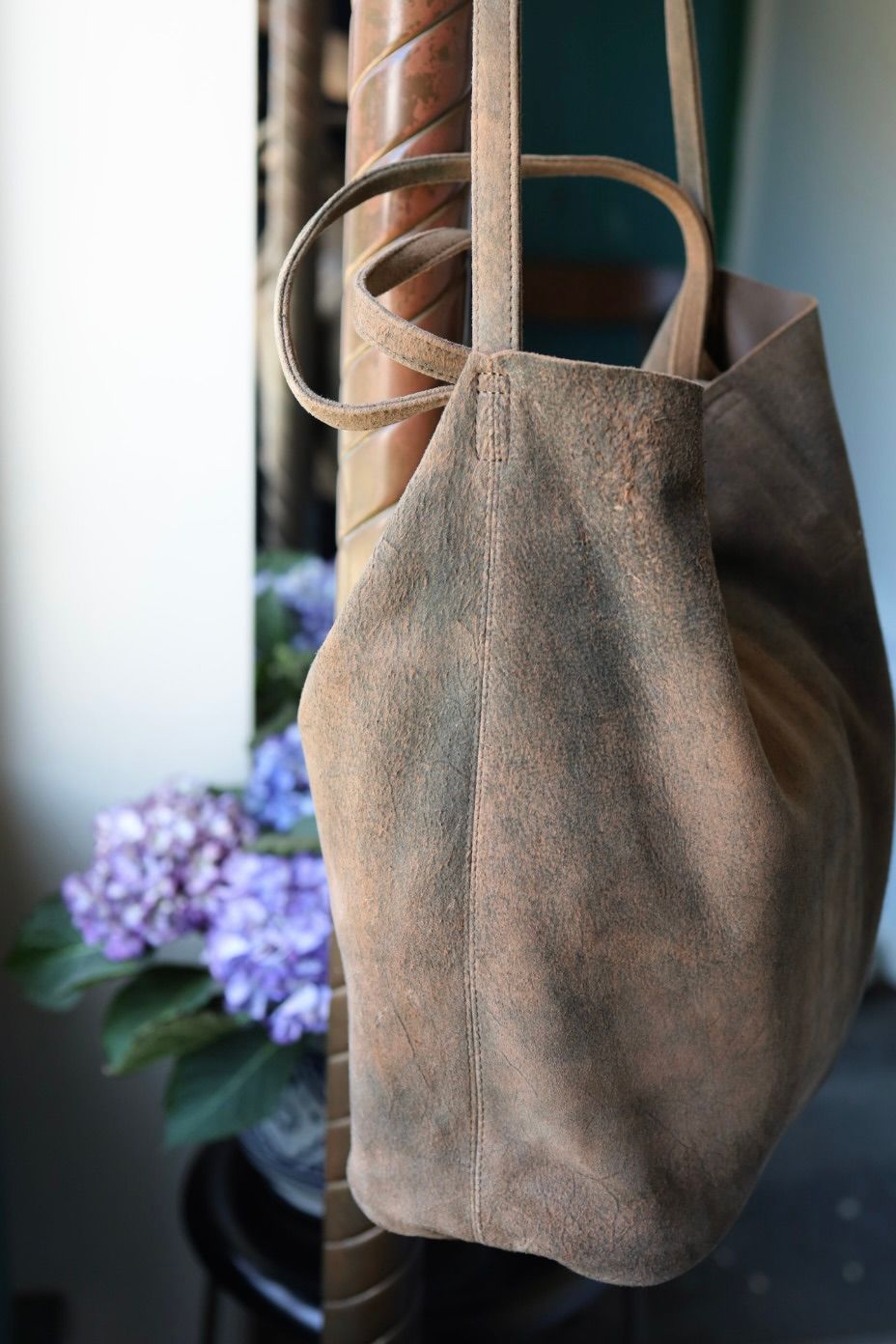Morphee / モルフェトートバッグ 【LONG】 3WAY MIDIUM TOTE ANTIQUE SUEDE(ML-ASRB)RUST BROWN☆新作発売！