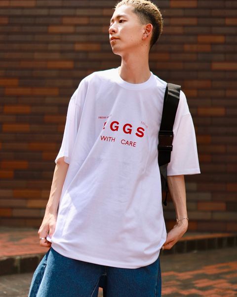 FreshService フレッシュサービス 23SS FS PRINTED TEE ”EGGS”スタイル