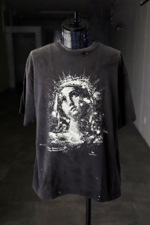 セントマイケル Tシャツ MARIA SS TEE(SM-HR1-0000-005)BLACK