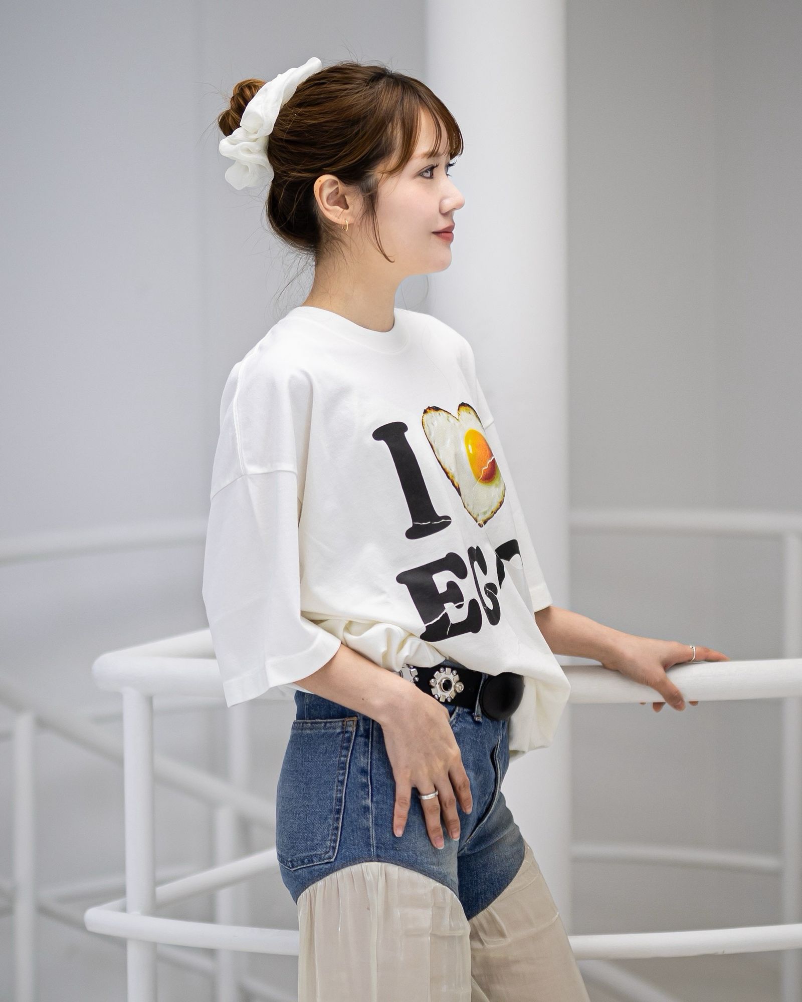 doublet ダブレット26SS I LOVE EGG T-SHIRTR (26SS33CS428)WHITE★2月14日(土)発売！